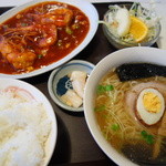 ジャスミン - 乾焼蝦仁（エビチリ）￥800セット税込み