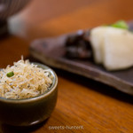 松籟庵 - ちりめん山椒、香の物