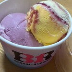 サーティワンアイスクリーム - マスカットバスケットとピーチメルバ