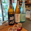 角打福本屋 - 左から酔心、本洲、能勢