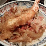 手打蕎麦 加寿屋 - 天丼アップ