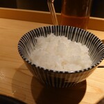 参鶏湯 人ル - ご飯(*´・ω-)b