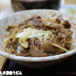 Harunoya - ご飯にトッピングで牛丼だっぽ