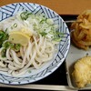 浅月 - おろししょうゆうどんとかき揚げと鶏天