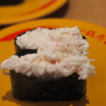 スシロー - 料理写真:定番過ぎるカニかまサラダ軍艦