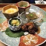 しのはら - 平成27年4月ワイン会　すっぽんづくしの八寸