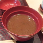 てんぷら 近藤 - 赤出汁