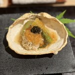 汐見 - ズワイ蟹キャビアを添えて