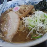大勝軒　ROZEO - ラーメン中盛（濃厚）750円 