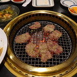 自由が丘まんぷく - 軽く焼いてレア気味で〜♬
