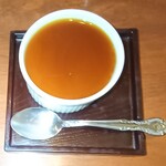 あんぷく - デザート(ほうじ茶プリン)