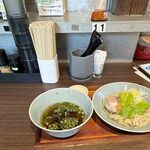 麺屋天帝 - 冷やし昆布水つけ麺（並）1,280円