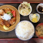 Humming bird - 料理写真:おろしからあげ定食