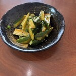 台湾料理 盛源 - 台湾きゅうり　油淋鶏は撮り忘れ