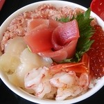 まぐろレストラン - 五色いくら丼アップ(201504)