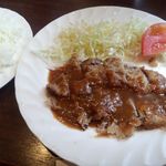 ビストロ染矢 - ビーフカツレツ　2013.07.24