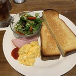 珈琲館 - 料理写真:トーストスクランブルのモーニング