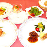 田沢湖ローズパークホテル - 2015年春のディナー例　春らしいお料理を提供しております