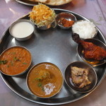 南印度ダイニング - スペシャルランチ（チキン・豆）Very Hot