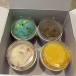 サーティワンアイスクリーム To Go - 料理写真:パッカ〜ン〜本日買った4種類