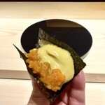 くるますし - ⑫ 今治の渡り蟹 味噌と内子の海苔包み