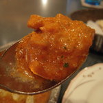 インド料理 ショナ・ルパ - チキンカレーのゴロゴロチキン