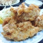 中華料理　孝司 - すごいたっぷりのからあげ