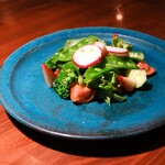 resort dining Se Relaxer - 高知産野菜と九礼産いちごの彩りサラダ
