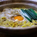 鍋焼きラーメン千秋 - 鍋焼きラーメン並