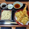木乃家 - 木乃家天せいろ（税込￥1,650）海老✕1本、野菜4種、鱚(キス)、湯葉