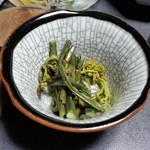 民宿すぎの子 - ワラビのお浸し
