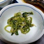 民宿すぎの子 - ふきのとうとシラスの和え物