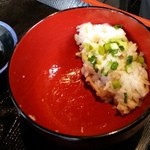 麺KAWAKEI - ネギをサルベージしてトッピング
