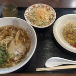 なか浦 - チャーハン定食(尾道ラーメンとチャーハン)