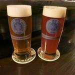 ビアバー・ノースアイランド - ピルスナーとブラウンエールです。