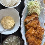 黒酢チキン南蛮定食 たかもとや - 料理写真: