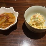 快 - 突き出し　ラタトゥーユとポテトサラダ