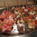 ピンチョス…みているだけで幸せ気分。