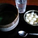 しまばら水屋敷 - 寒さらし抹茶セット