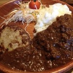 びっくりドンキー - これはカリーバーグディッシュ。カレーもなかなか美味しいです。