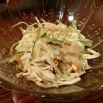 政長 - 膾；蒸鶏コールスロー @2015/04/11