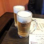 ふみきり - 生ビール（480円+税）