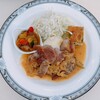 ダン ル シエル - 豚肩ロースのソテー ソース シャルキティエール①