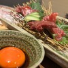 活魚と藁焼き地雷也