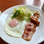 デニーズ - 料理写真:サニーサイドアップエッグ