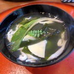 米倉 - 15.4月 御椀（新筍、白魚、若布、カタクリの花）