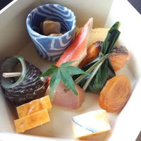 スカイツリービューレストラン 簾 - 
                ＜一の重＞焼物口取り盛り合わせ