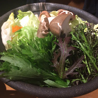 イベリコ屋 心斎橋店 - イベリコ豚のしゃぶしゃぶ野菜