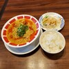 バーミヤン - 酸辣湯麺と蒸し鶏ご飯セット