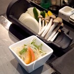 かわらや - あわじ島新鮮サラダ、あわじ島の新鮮焼き野菜